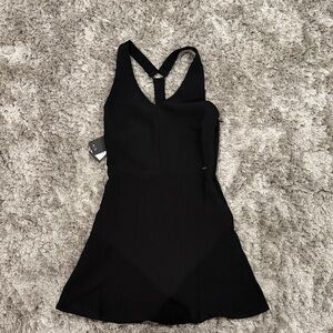 NWT Armani Exchange Black V‑Neck Sleeveless Women’s Dress